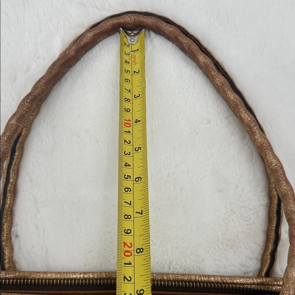 Patricia Nash Paris Gold Woven Tote Bag with Tassel - Picture 10 of 14